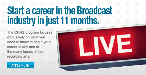 Start a career in broadcast sound in just 12 months.