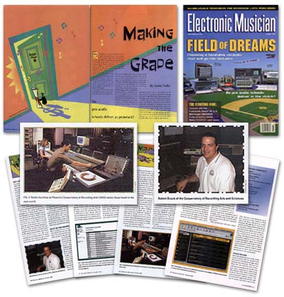 A picture of the Conservatory article in the June,1999 issue of the Pro Sound News