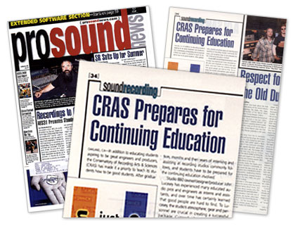 A picture of the Conservatory article in the June,1999 issue of the Pro Sound News